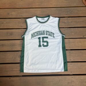 Michigan Spartans L white jersey